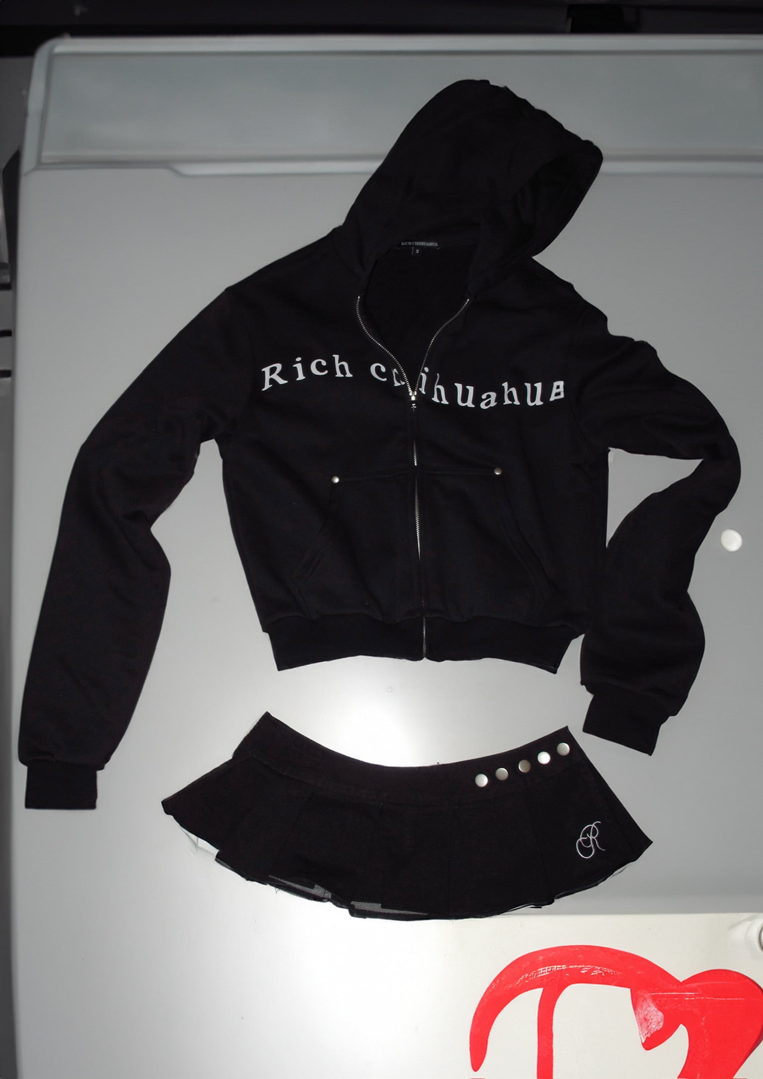 Logo Cropped Hoodie