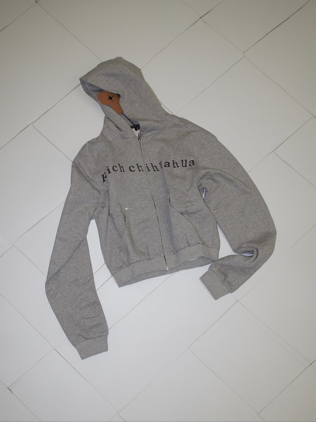 Logo Cropped Hoodie