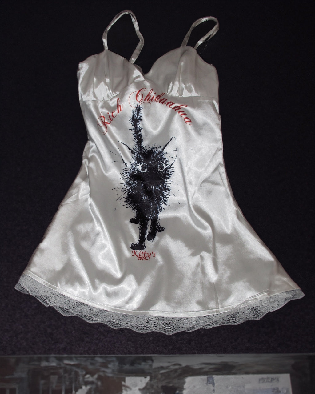 Fluffy Cat Slip Dress